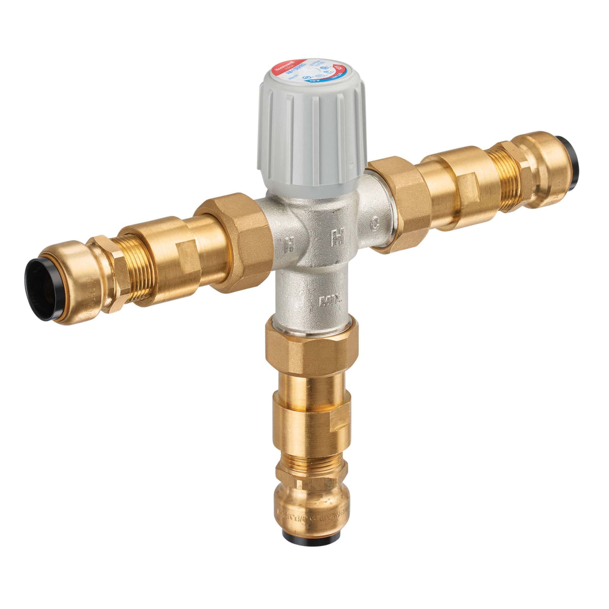 AM102C1070-SB-1LF 1 in Union Push Connect Mixing Valve LF 1070