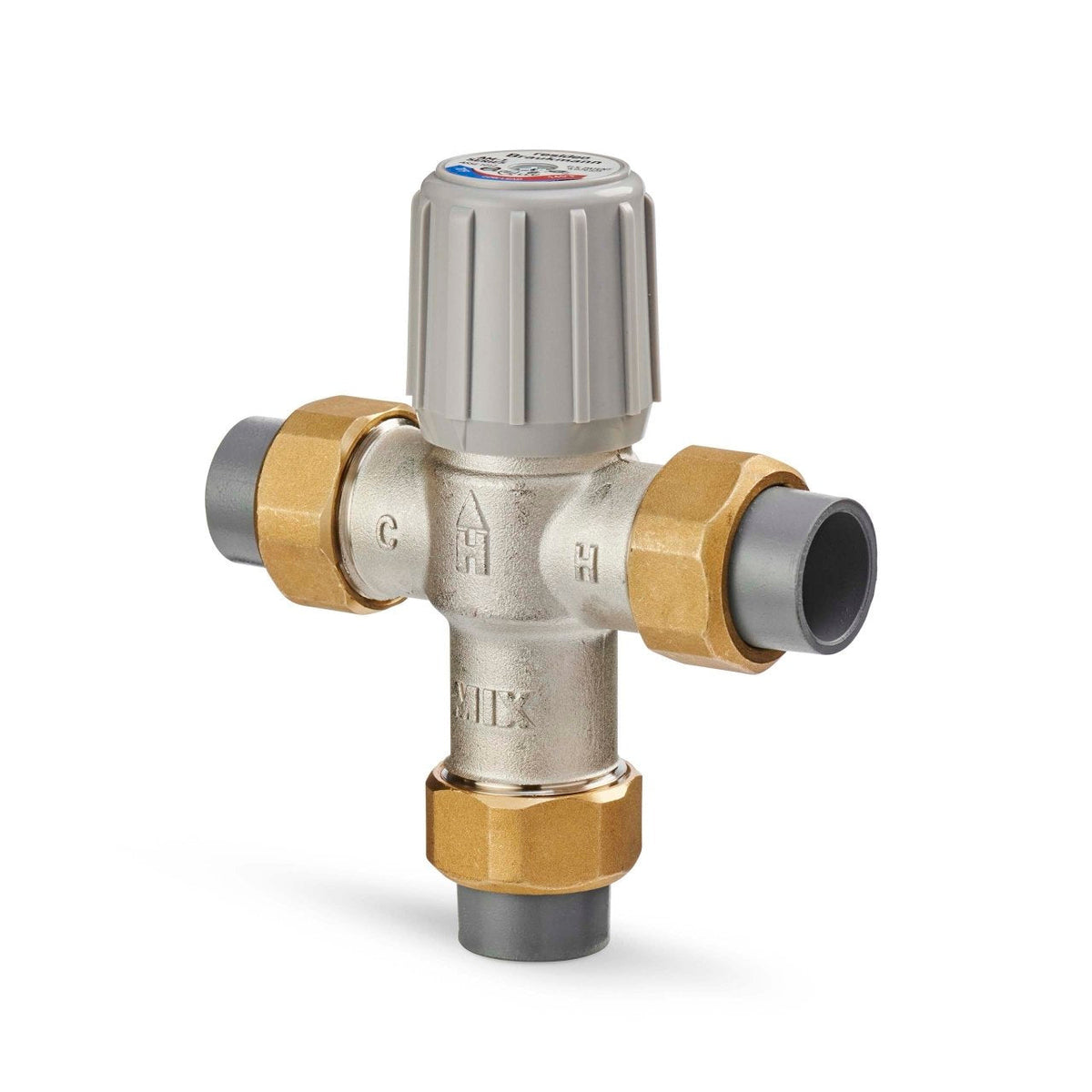 AM100-UCPVC-1LF/U AM-1 Lead Free Mixing Valve, 1/2 in CPVC Union, 100–145°F