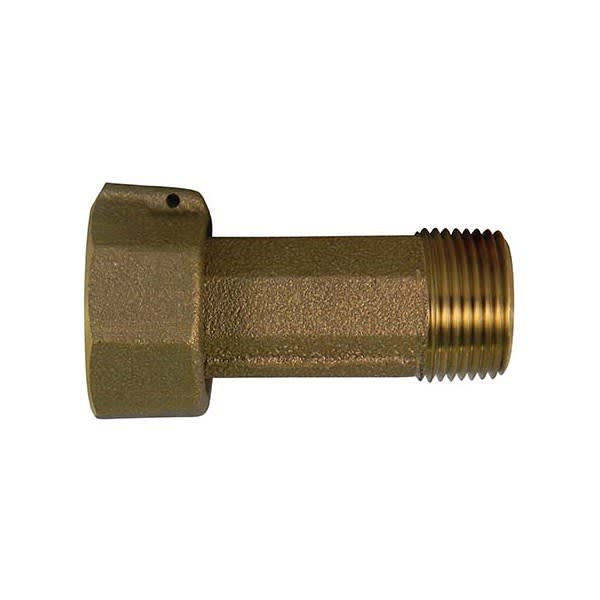 5124-117 Meter Swivel x MNPT Less Wire Seal Hole