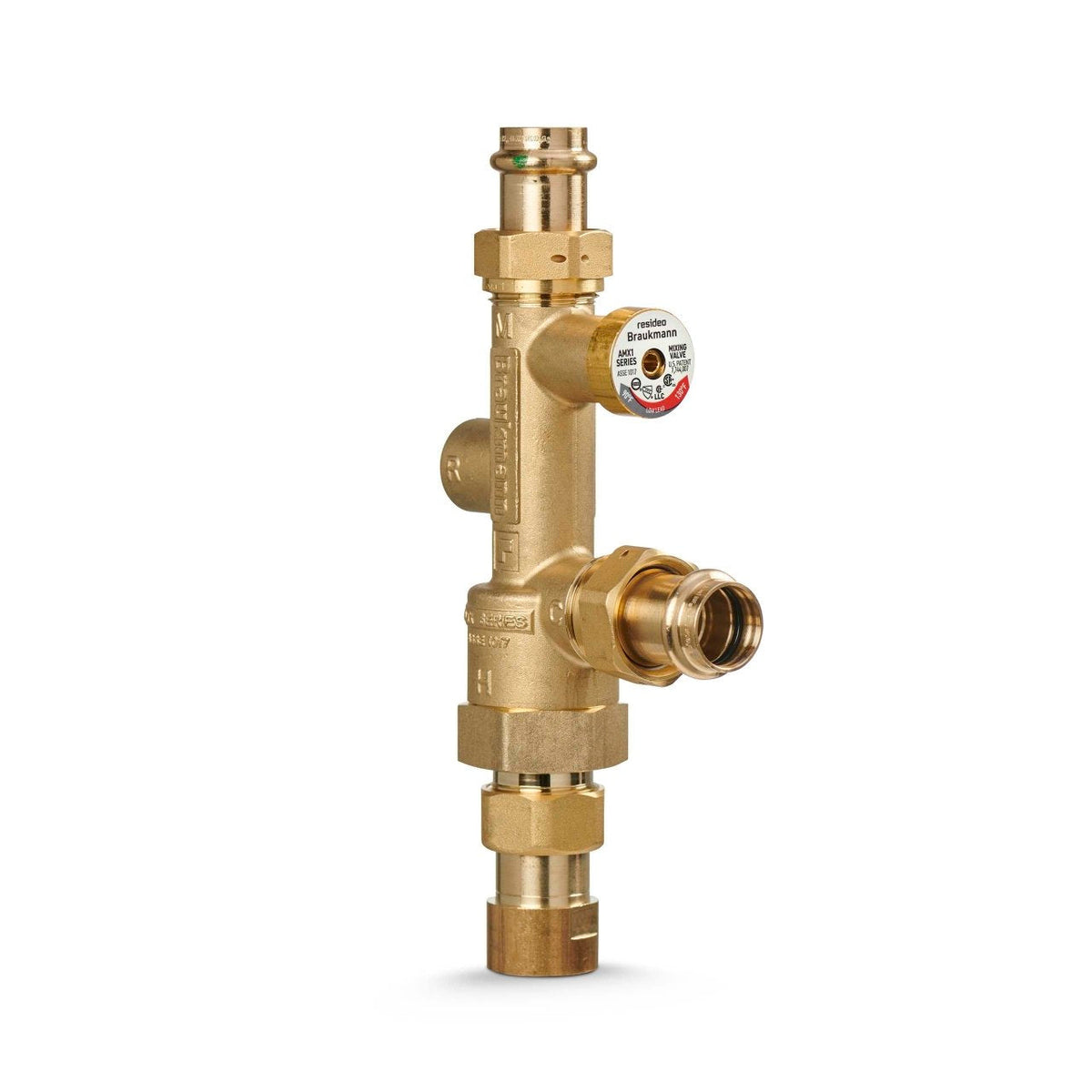 AMX102-UP-1LF/U AMX Lead Free Mixing Valve, 1 in Press