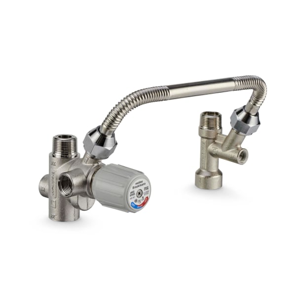 AMX300TLF/U Water Heater Kit - DirectConnect Valve, Tee, and 8 in Flex Connector LF