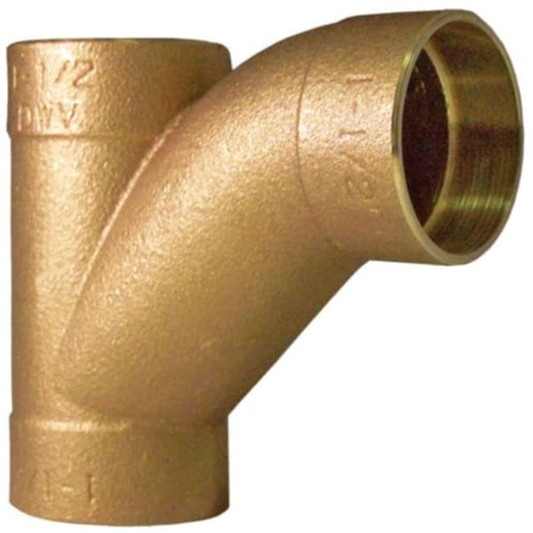 A 07159 3" x 3" x 2" Copper Fittings - DWV - Combination Tee-Wye C x C x C