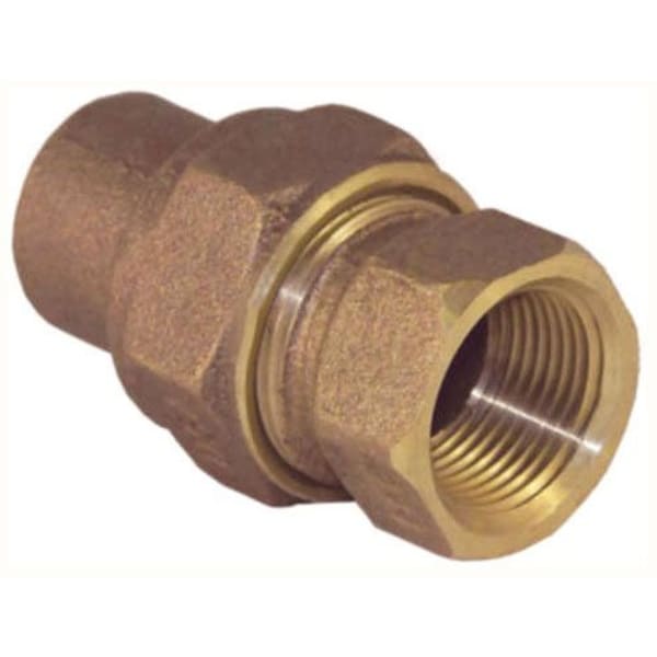 A 11423NL 3/4" Copper Sweat Fittings - Union CxF C x FPT