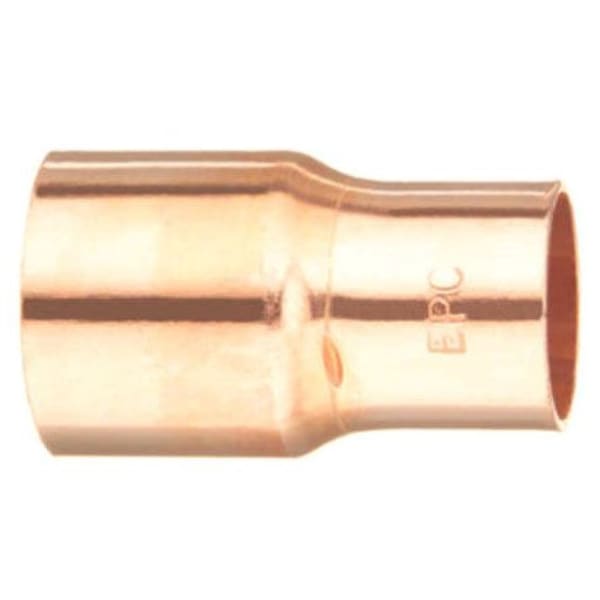 W 01049R 1" x 3/4" Copper Fittings - Cleaned & Bagged - Coupling C x C