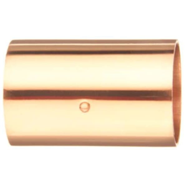 1/2" Copper Fittings - Cleaned & Bagged - Coupling - Dimple Stop C x C