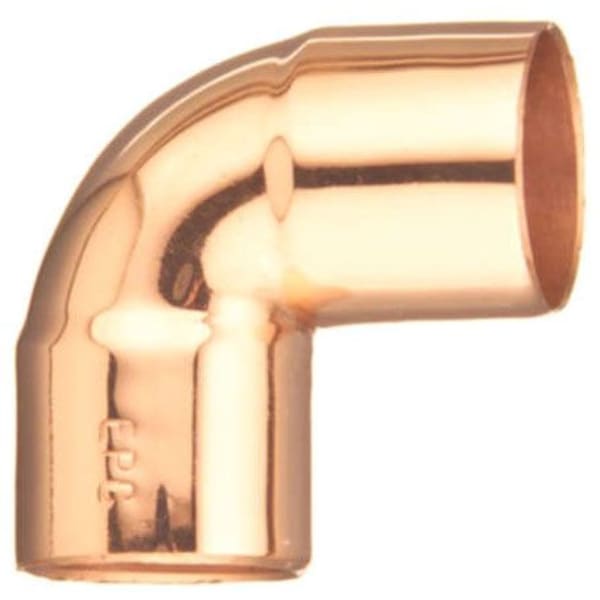 W 02022R 1/2" Copper Fittings - Cleaned & Bagged - 90 Degree Elbow C x C