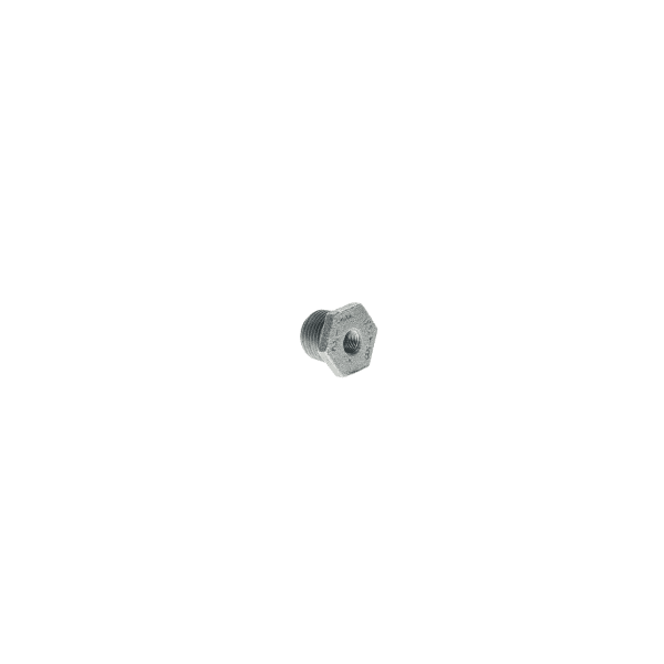 511-931 1/2" x 1/4" - Galvanized Bushing - MPT x FPT