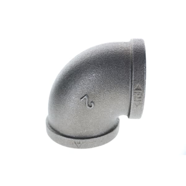 520-008 2" Black Iron Elbow - 90°