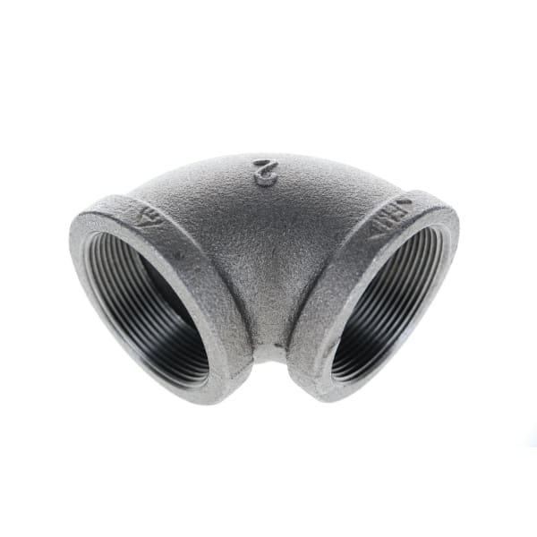 520-009 2-1/2" Black Iron Elbow - 90°