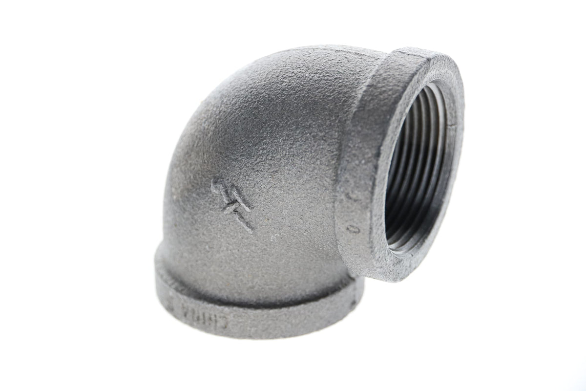520-006 1-1/4" Black Iron Elbow - 90°