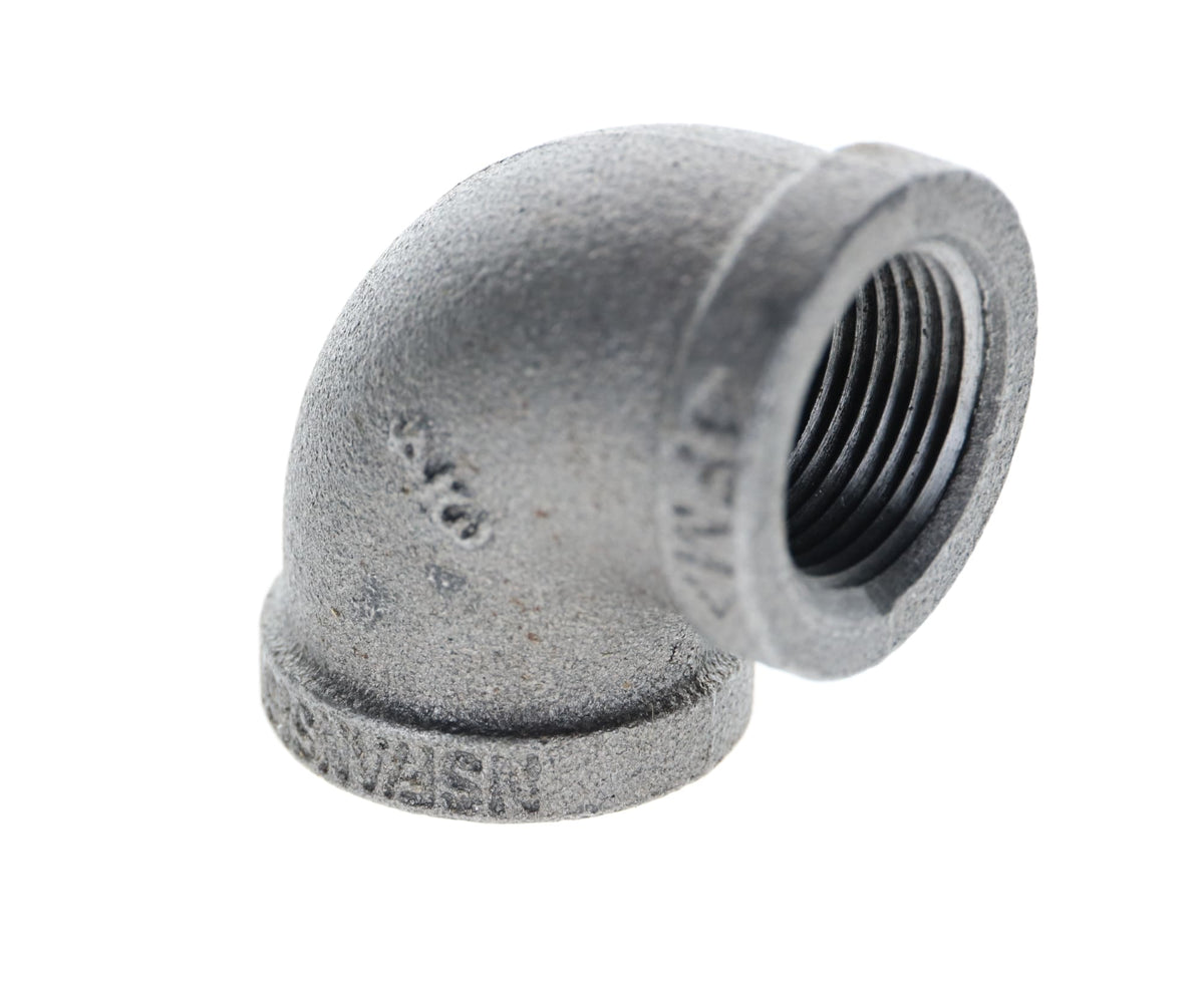 520-004 3/4" Black Iron Elbow - 90°