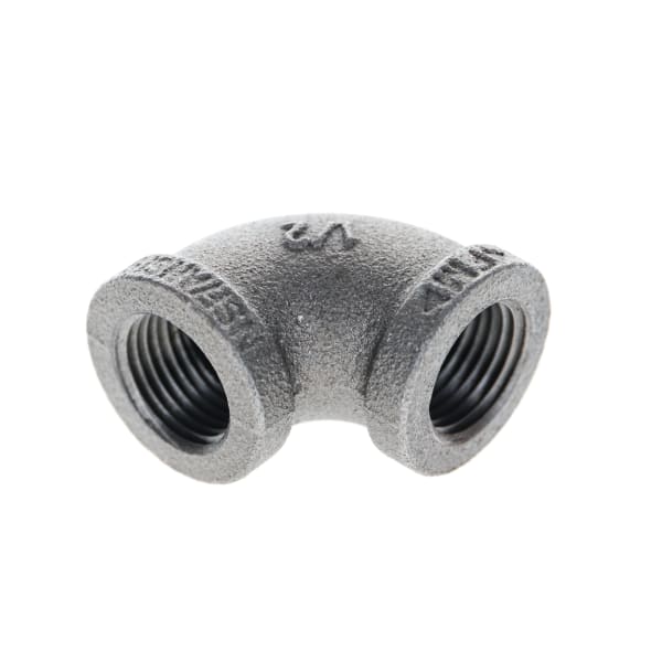 520-000 1/8" Black Iron Elbow - 90°
