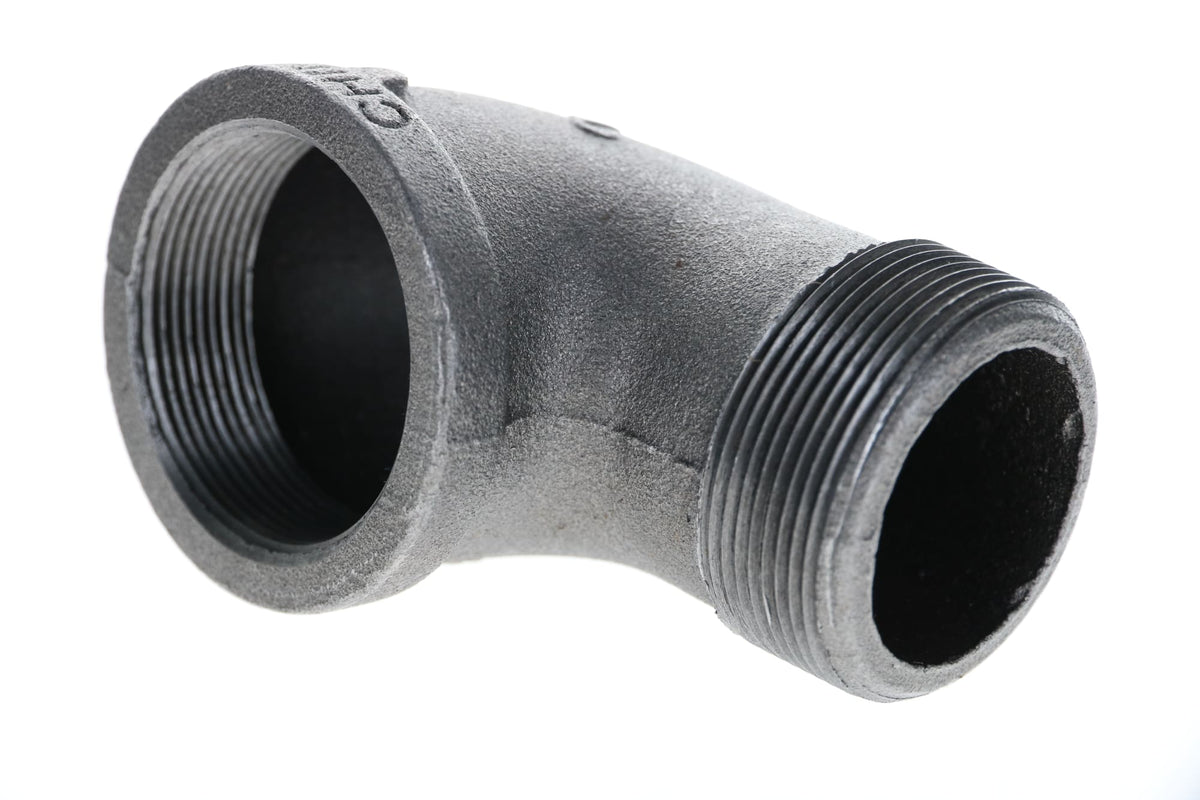 520-309 2-1/2" Black Iron Elbow - 90° (Street)