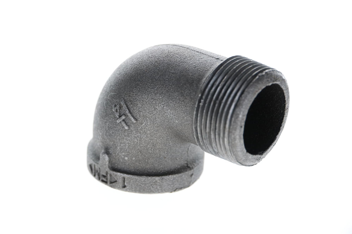 520-306 1-1/4" Black Iron Elbow - 90° (Street)