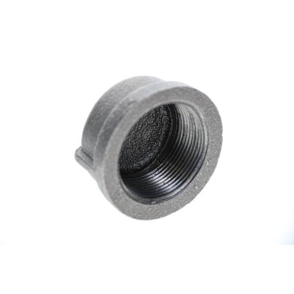 521-407 1-1/2" Black Iron Cap
