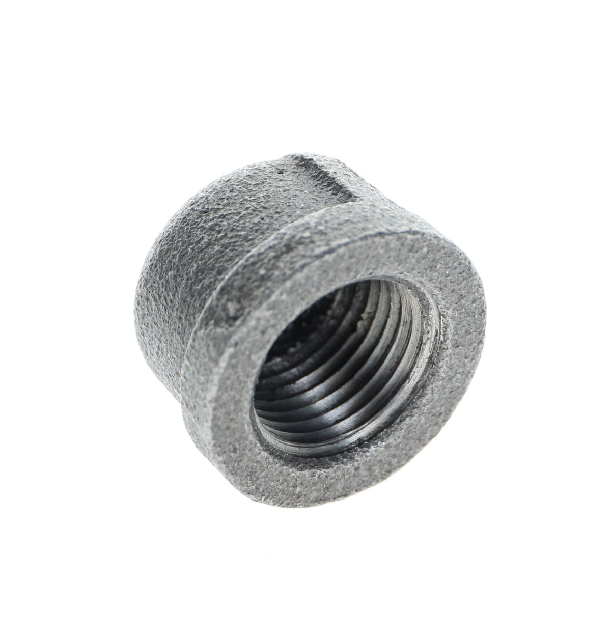 521-401 1/4" Black Iron Cap