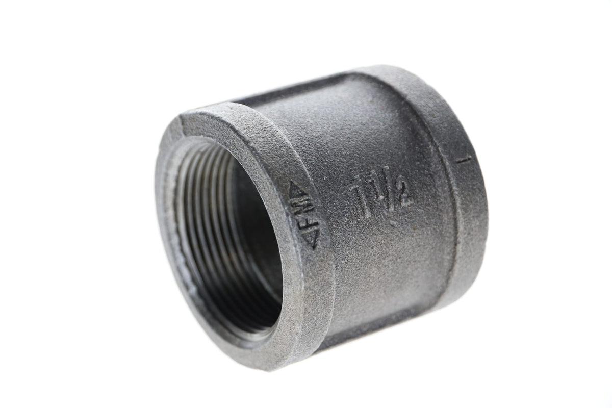 521-207 1-1/2" Black Iron Coupling