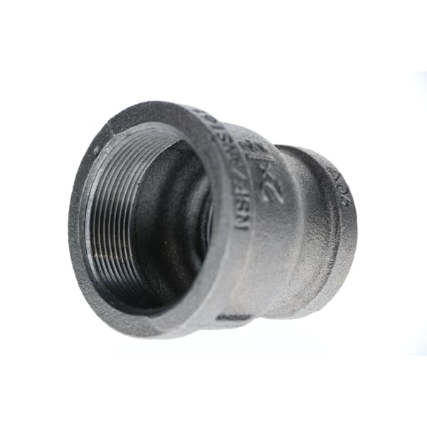 521-387 2" x 1-1/2" Black Iron Coupling