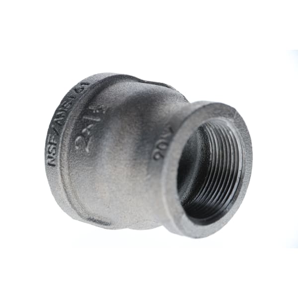 521-398 2-1/2" x 2" Black Iron Coupling