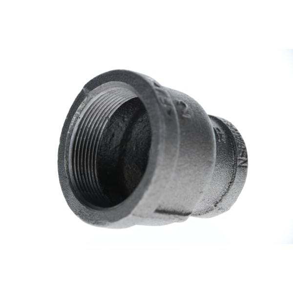 521-386 2" x 1-1/4" Black Iron Coupling