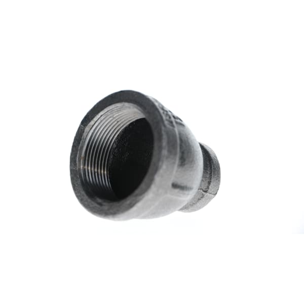 521-374 1-1/2" x 3/4" Black Iron Coupling