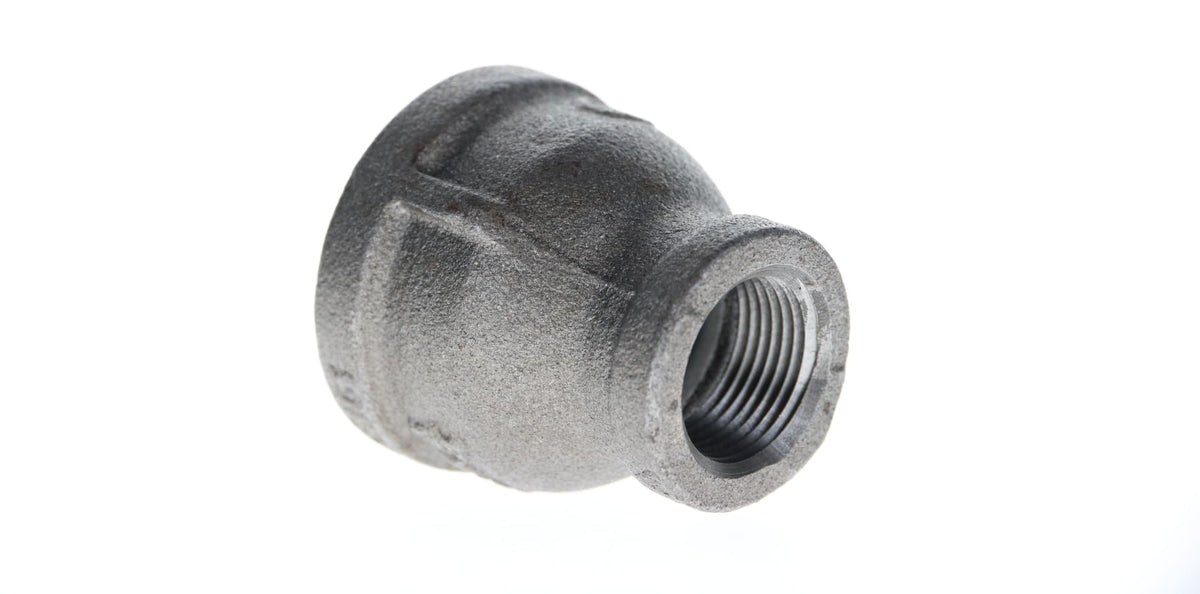 521-364 1-1/4" x 3/4" Black Iron Coupling