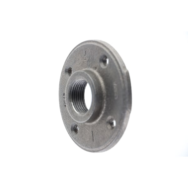 521-606 1-1/4" Black Iron Floor Flange