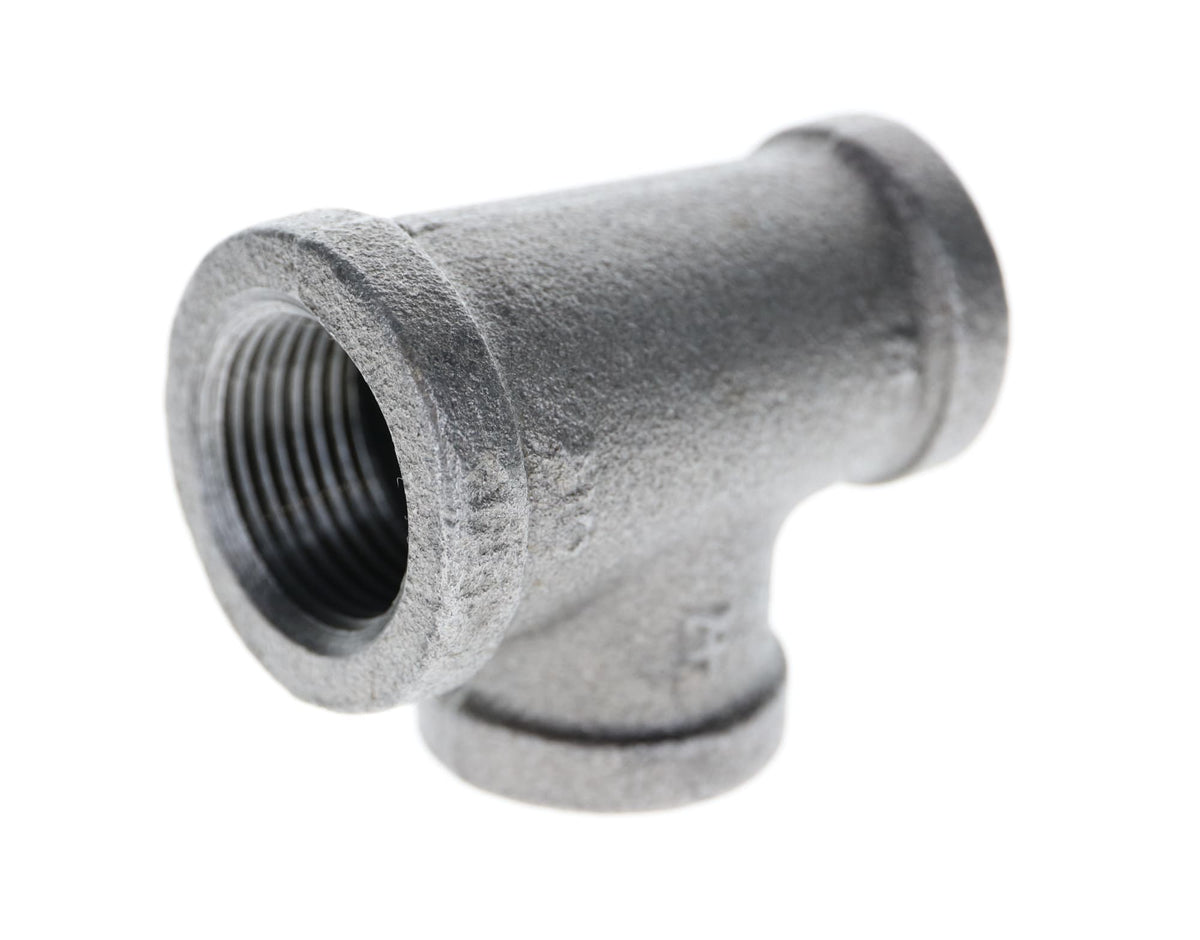 520-433 3/4" x 1/2" x 1/2" Black Iron Tee