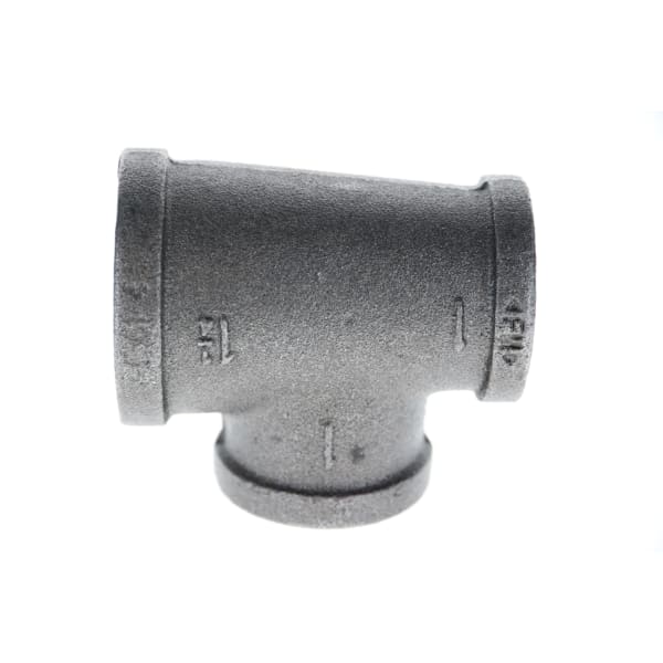 520-877 2" x 1-1/2" x 1-1/2" Black Iron Tee