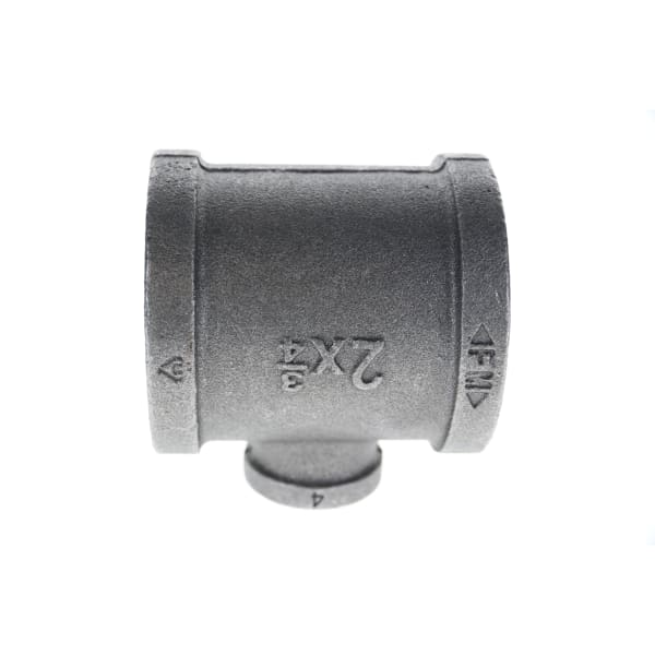 520-884 2" x 2" x 3/4" Black Iron Tee