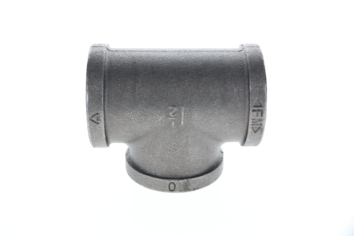 520-607 1-1/2" Black Iron Tee