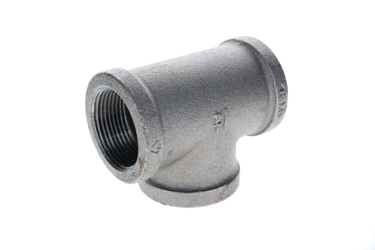 520-606 1-1/4" Black Iron Tee