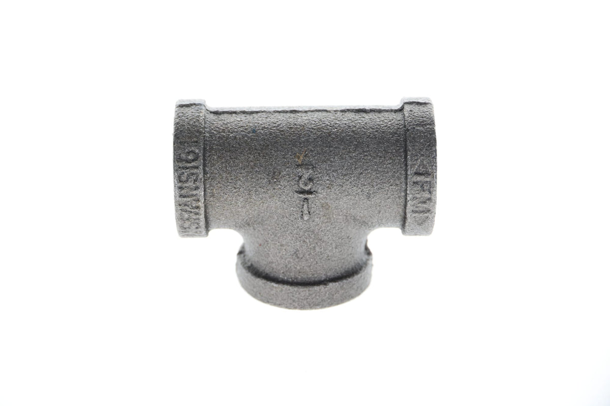 520-603 1/2" Black Iron Tee