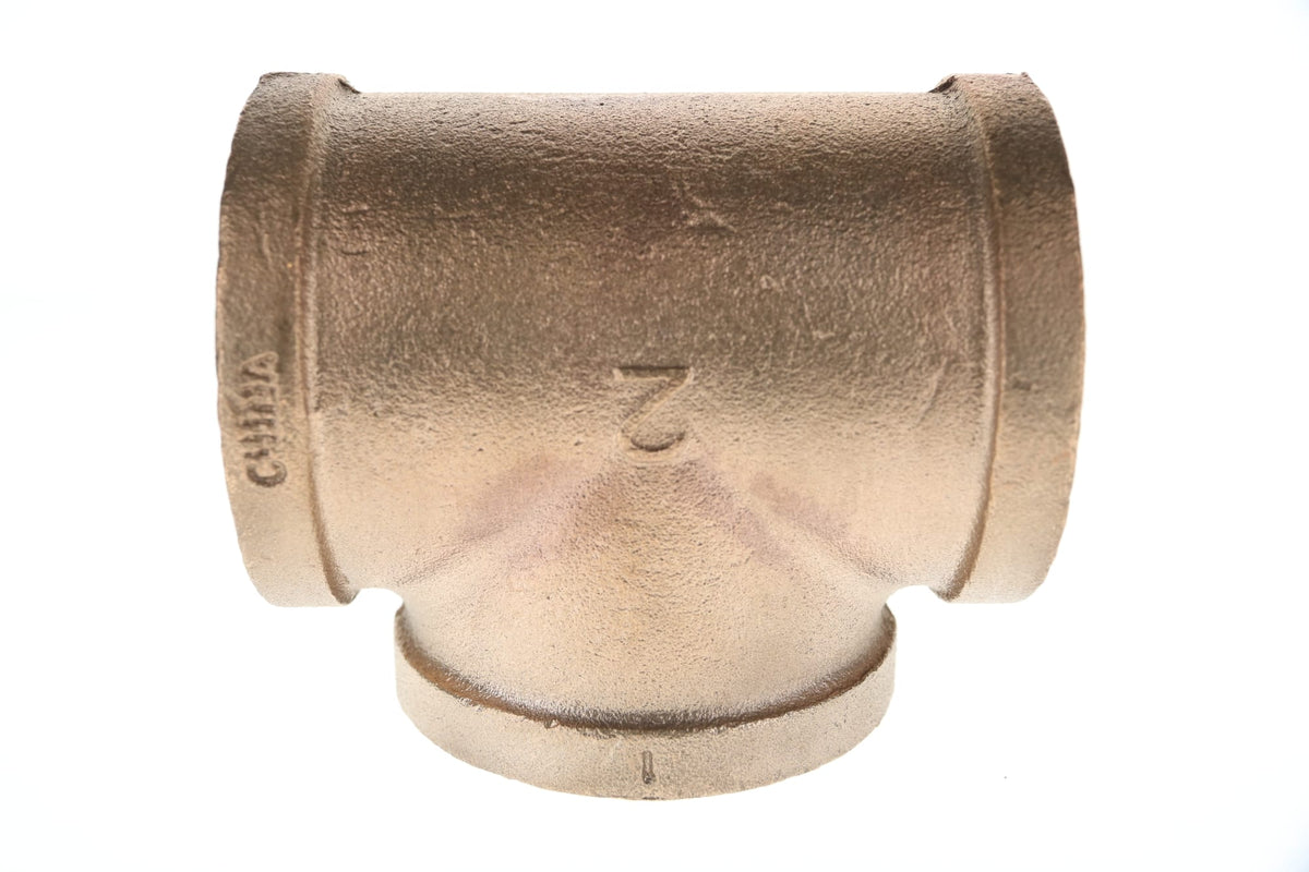 310-108NL 2" - Brass Tee