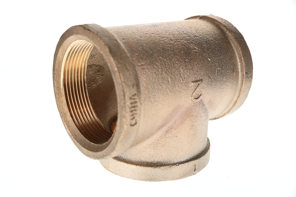 310-108NL 2" - Brass Tee