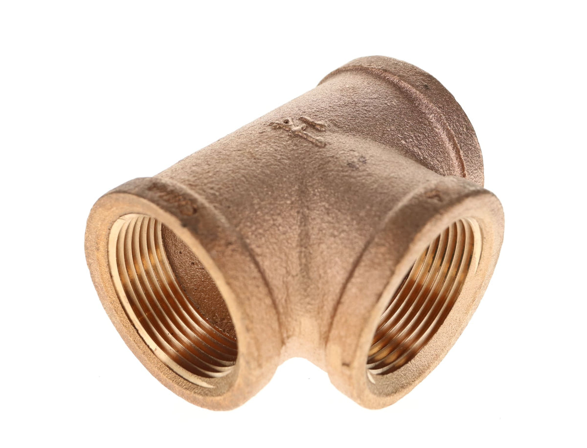 310-106NL 1-1/4" - Brass Tee