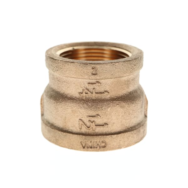 310-380NL 1-1/2" x 1-1/4" - Brass Reducing Coupling