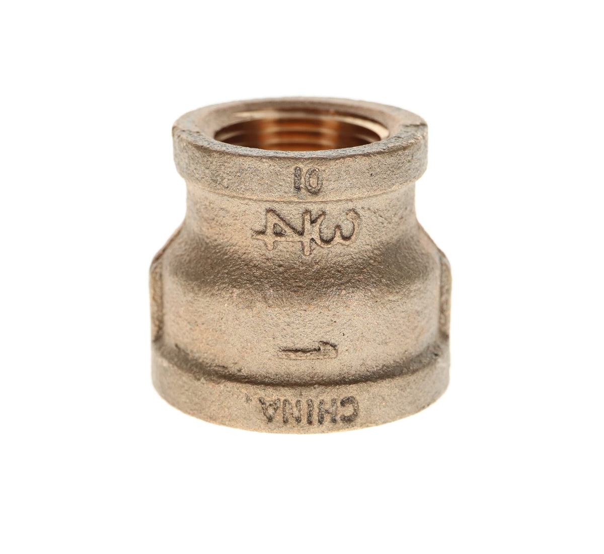 310-371NL 1" x 1/2" - Brass Reducing Coupling