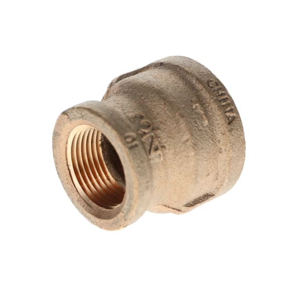 310-371NL 1" x 1/2" - Brass Reducing Coupling