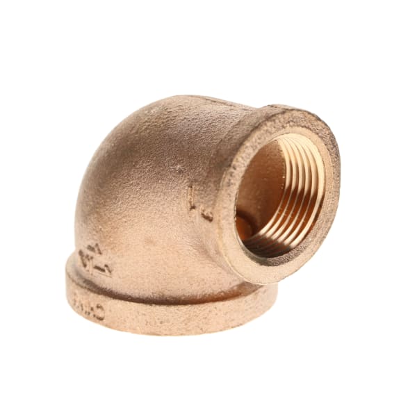 310-302NL 3/8" x 1/4" - Brass Elbow - 90° (Reducing)