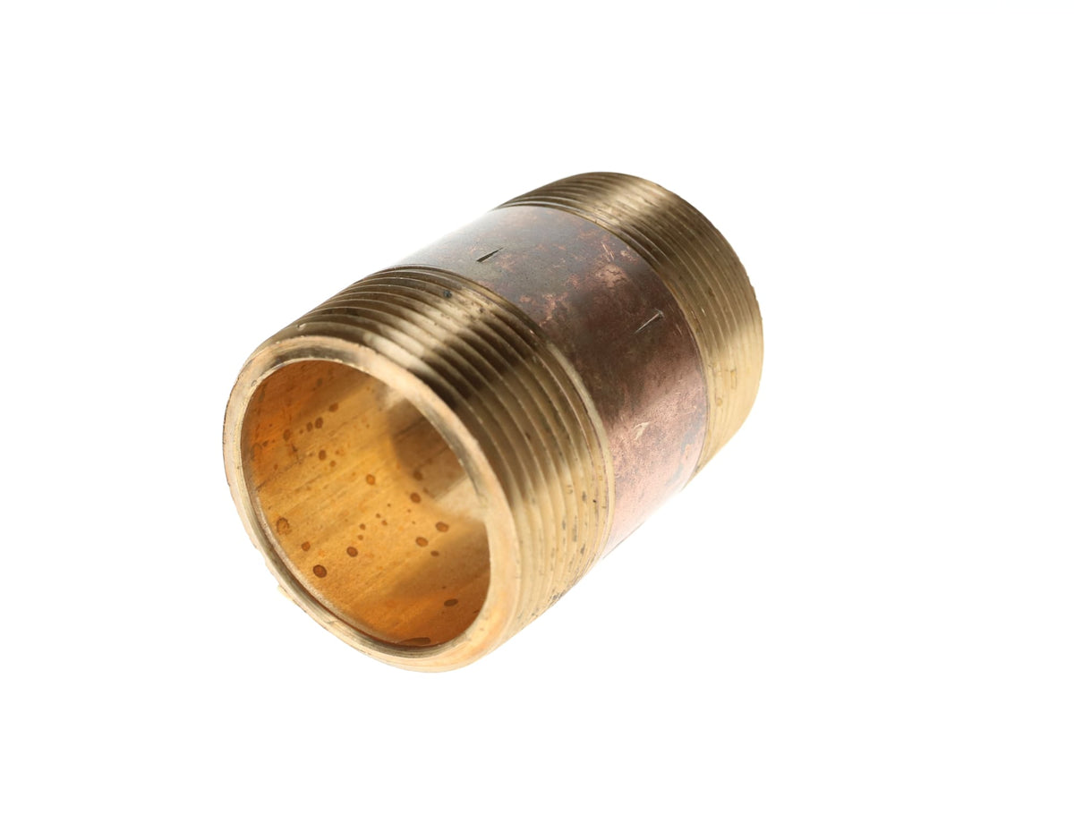 311-143 1-1/2" x 2-1/2" Red Brass Pipe Nipple