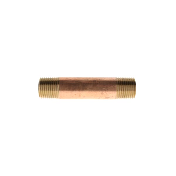 311-046 3/8" x 4" Red Brass Pipe Nipple