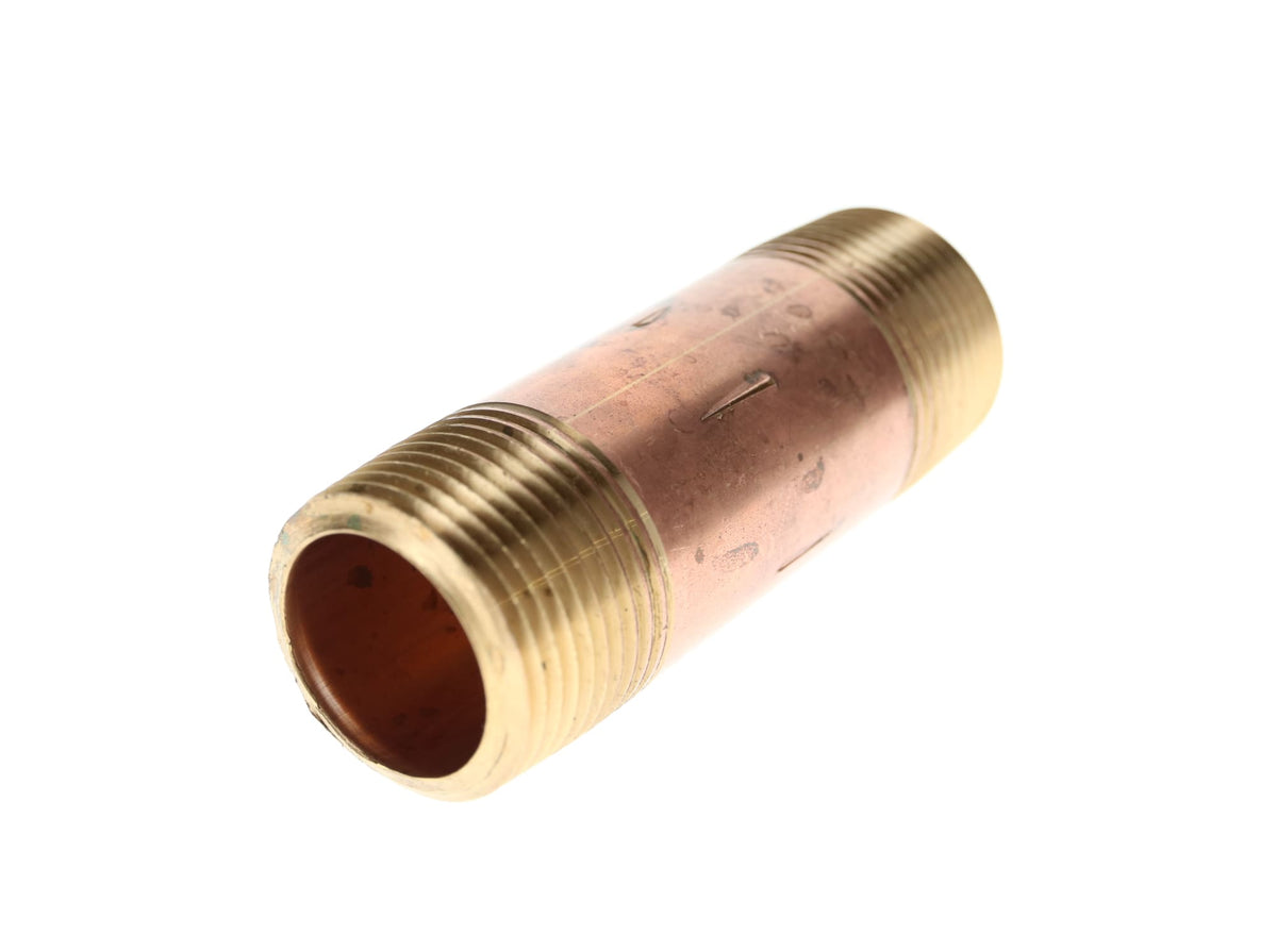 311-107 1" x 4-1/2" Red Brass Pipe Nipple