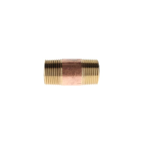 311-105 1" x 3-1/2" Red Brass Pipe Nipple