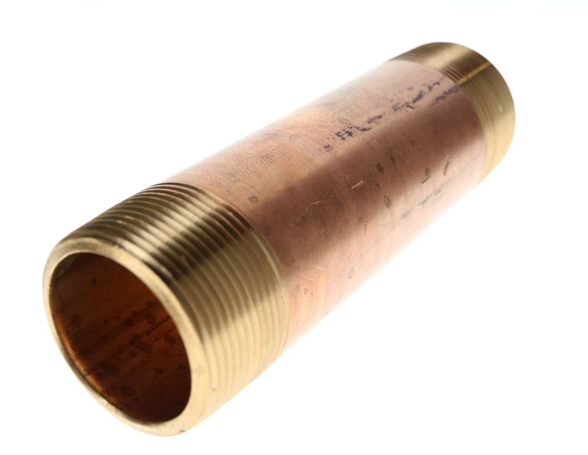 311-169 2" x 5-1/2" Red Brass Pipe Nipple