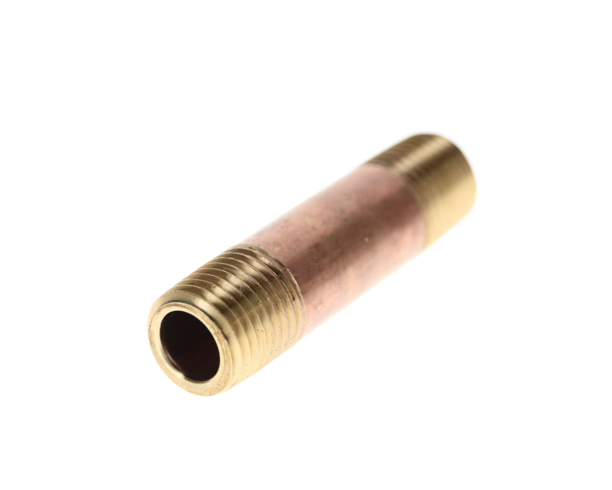 311-001 1/8" x 1-1/2" Red Brass Pipe Nipple
