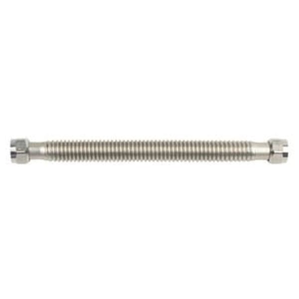 SWB00-24N 3/4" x 3/4" Water Heater Supplies - 24", FIP x FIP, Stainless Steel