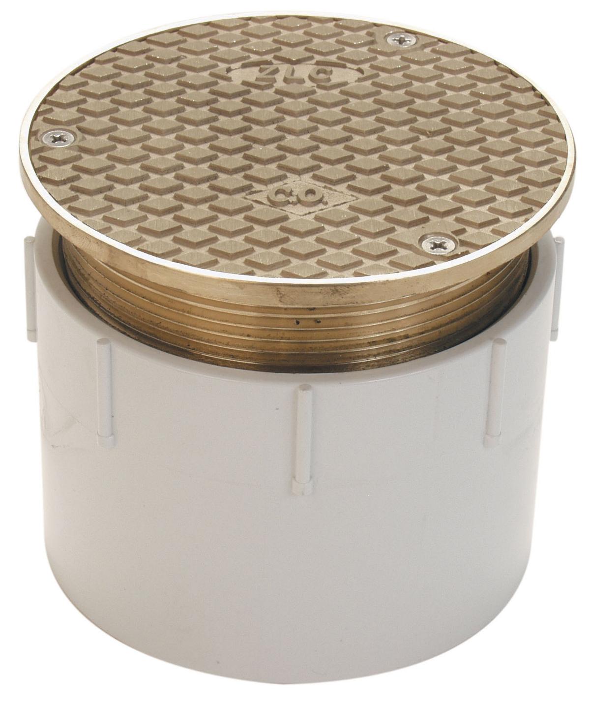 CO2450-PV3 CO2450 Adjustable Floor Cleanout, Nickel Top, 3" PVC