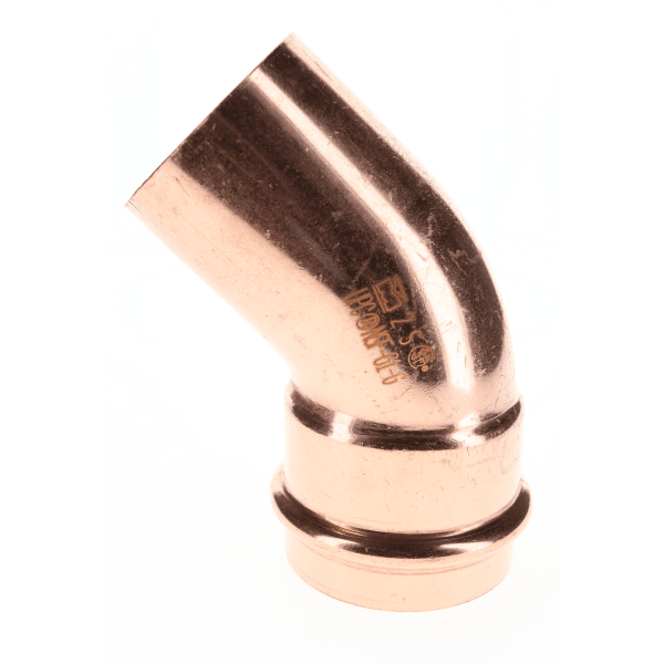 PF 03363 2-1/2" Copper Press Fittings - 45 Degree Street Elbow Ftg x P