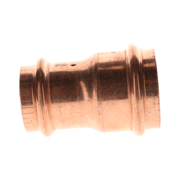 PF 01056 1-1/4" x 1" Copper Press Fittings - Coupling P x P